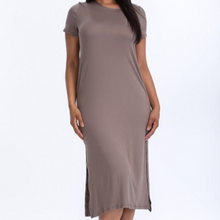 Load image into Gallery viewer, Taupe maxi dress