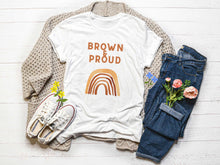 Load image into Gallery viewer, Brown &amp; Proud Graphic Tee